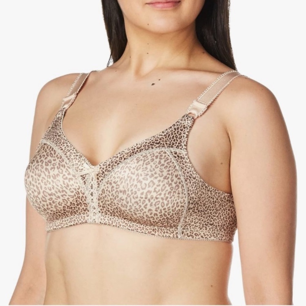 Bali Double Support Spa Unlined Wire Free Bra NEW